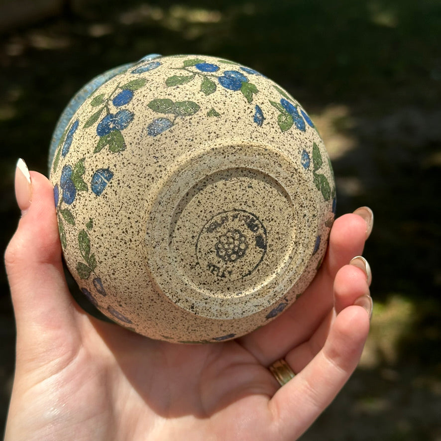 Blueberry Print Tumbler