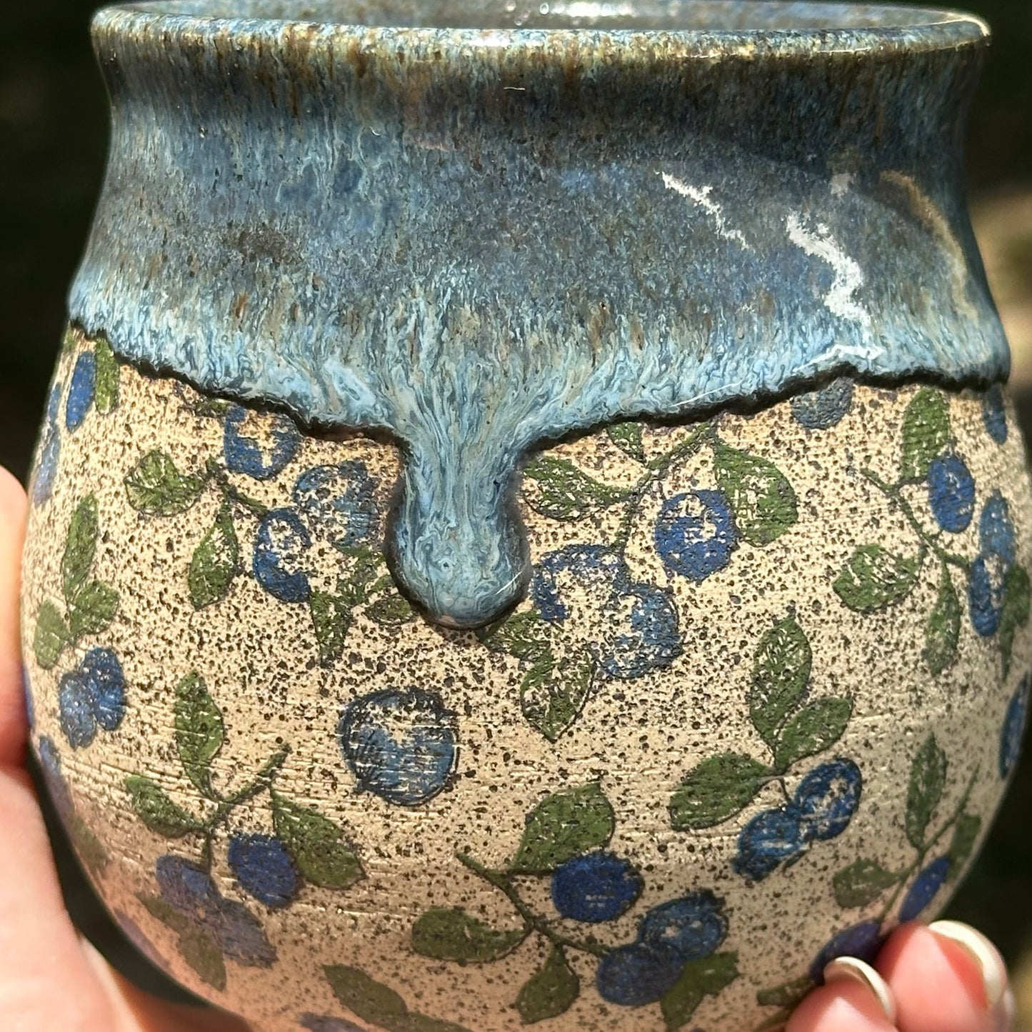 Blueberry Print Tumbler