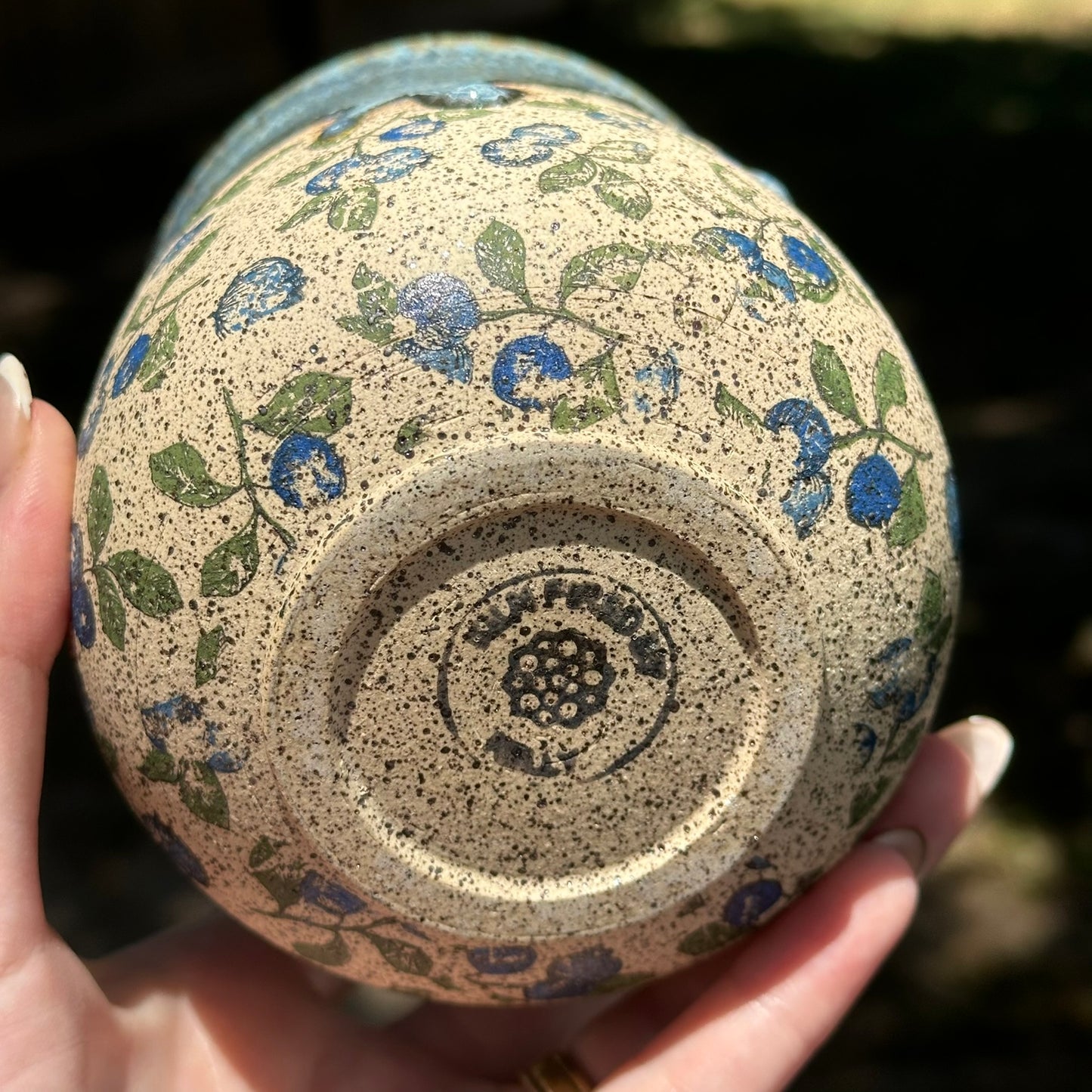 Blueberry Print Tumbler