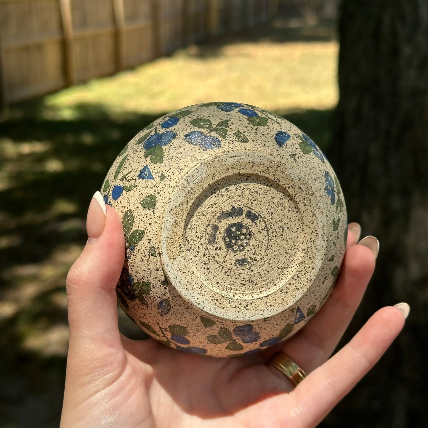 Blueberry Print Tumbler