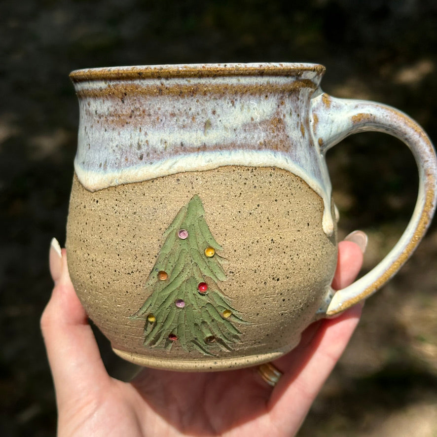 Christmas Mug - Multi-Colored Lights