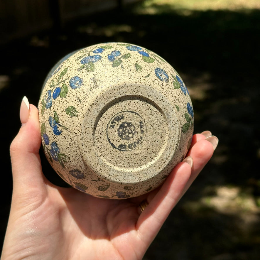 Blueberry Print Tumbler