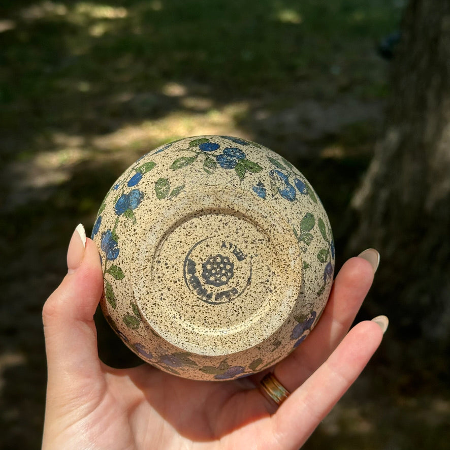 Blueberry Print Tumbler