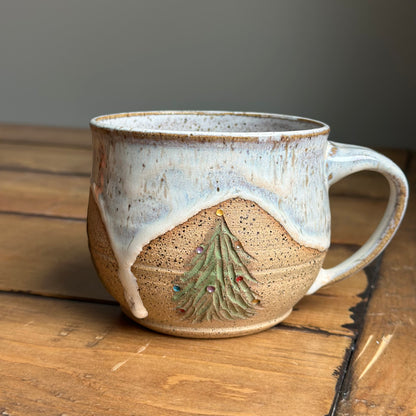 Christmas Mug - Multi-Colored Lights