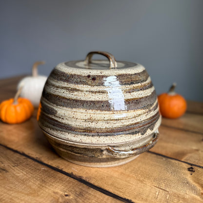 Copper Patina Striped Bread Oven