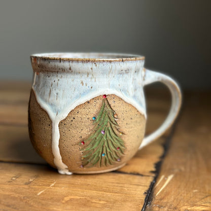 Christmas Mug - Multi-Colored Lights