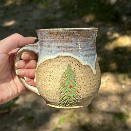 Christmas Mug - Multi-Colored Lights