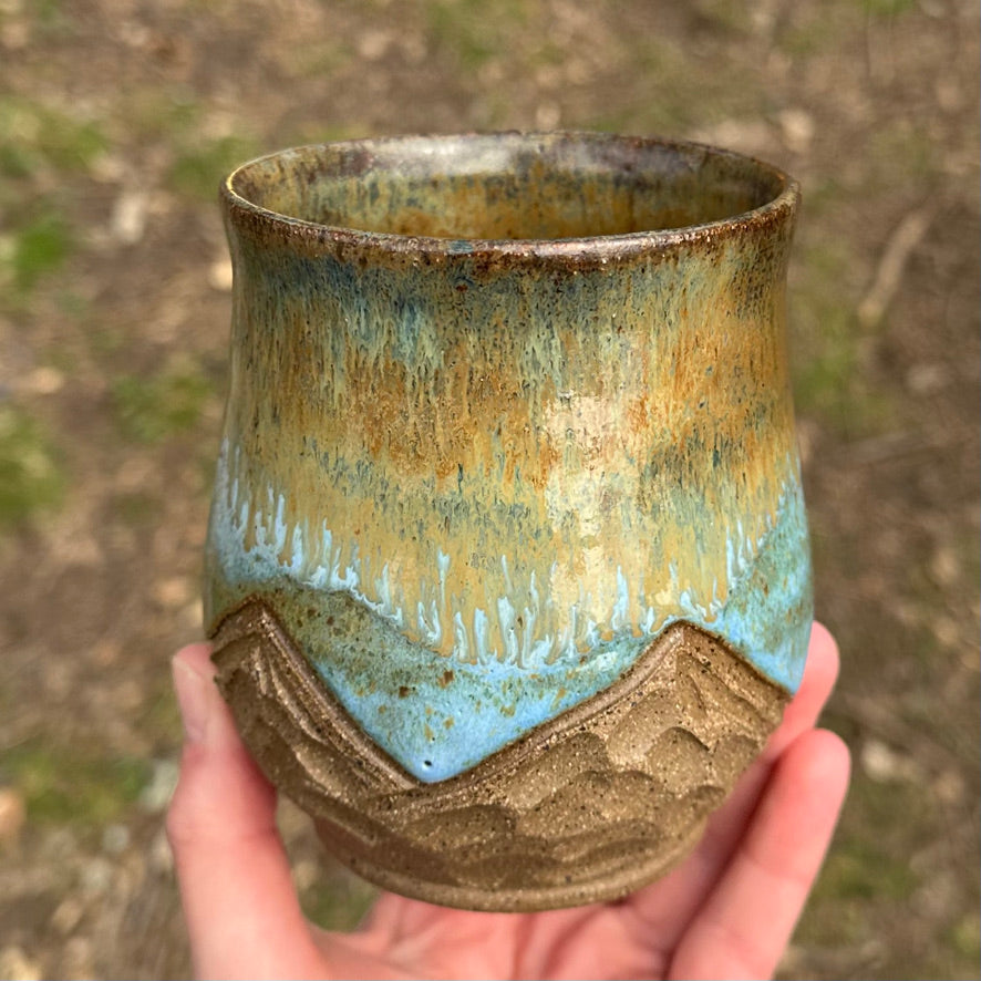 Ocean Tide Mountain Mug