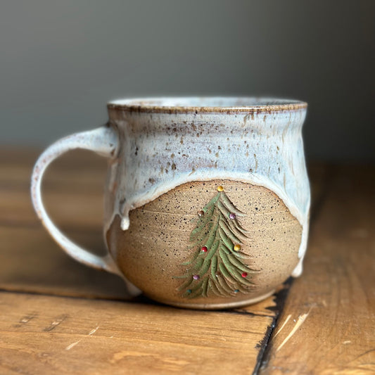 Christmas Mug - Multi-Colored Lights