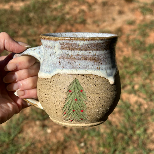 Christmas Mug - Red Lights